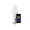 Bec LED Lumanare 6W E14 RGB TUYA Wifi+Bluetooth