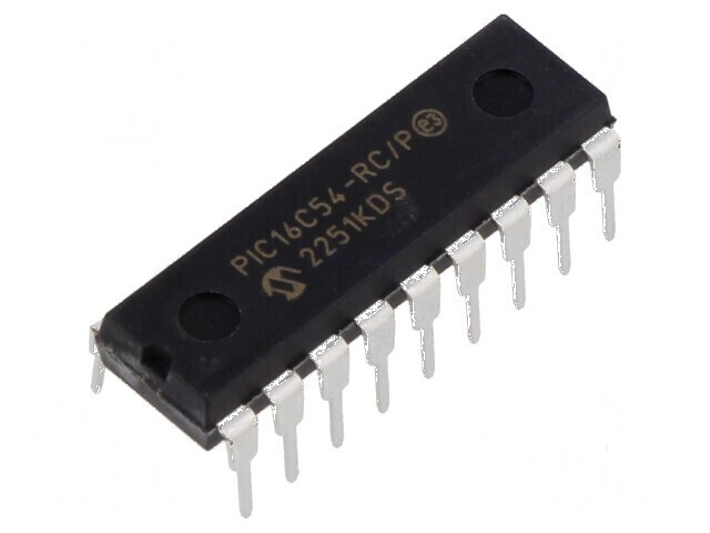 Microcontroler PIC 40MHz GPIO 2,5-6,25VDC THT PDIP18