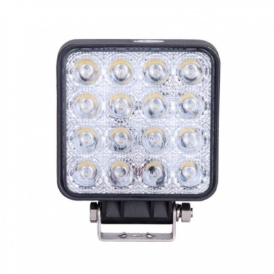Proiector LED auto offroad 48W 12V-24V, 16 LED, patrat foto