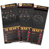 Carlige legate QM1 Redy Rig Bait Band nr.14 0.17mm 8buc, GURU