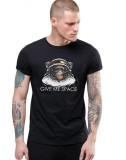 Tricou barbati negru - Give me space - 2XL, THEICONIC