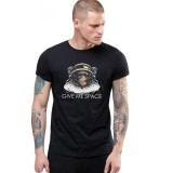 Tricou barbati negru - Give me space - 2XL