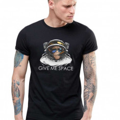 Tricou barbati negru - Give me space - 2XL