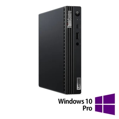 Calculator Refurbished Lenovo M80q Mini PC, Intel Core i5-10400T 2.00 - 3.60GHz, 16GB DDR4, 256GB SSD + Windows 10 Pro foto