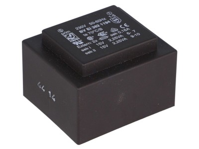 Transformator &amp;icirc;ncapsulat 230V 15V 4,5VA foto