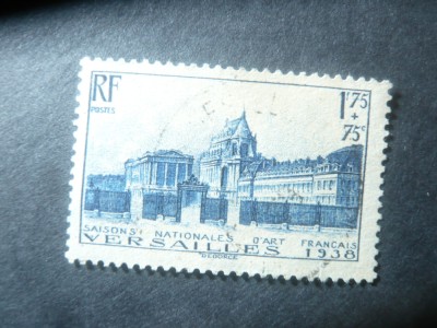 Serie 1 valoare Franta 1938 - Congres la Versailles , stampilat foto