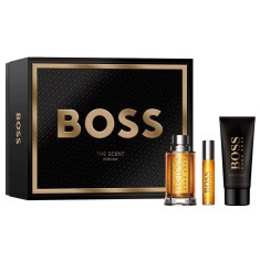 Hugo Boss The Scent Set cadou pentru bărbați EDT 100 ml + EDT 10 ml + 100 ml gel de duș