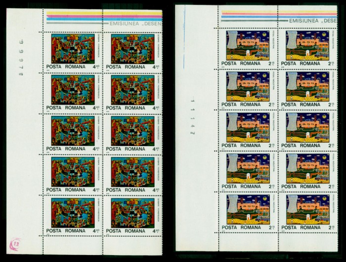 1979 Lp975 International Year of the Child x10 MNH Mi: RO 3573-3578