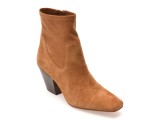 Botine elegante ALDO maro, 14058708, din piele intoarsa