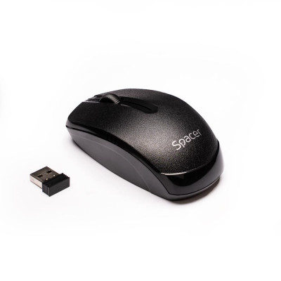 Mouse spacer pc sau nb fara fir usb 2.4 ghz optic 1000 dpi butoane/scroll 3/1 foto