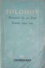 POVESTIRI DE PE DON. SOARTA UNUI OM-MIHAIL SOLOHOV-199552 foto