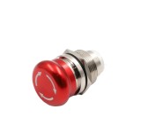 Buton Emergency Stop 22mm rosu, oprire urgenta, otel inoxidabil, contacte NO+NC, 12V DC, 3A, IP65, FLM22-MJ-1-XX000-S11Z3