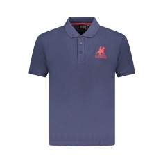 U.S. Grand POLO Tricou polo barbati cu logo brodat, din bumbac, Regular fit, bleumarin, S