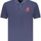 U.S. Grand POLO Tricou polo barbati cu logo brodat, din bumbac, Regular fit, bleumarin, S