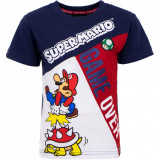 Tricou copii Super Mario Game Over, 4 ani, Nintendo