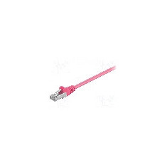 Cablu patch cord, Cat 5e, lungime 0.25m, SF/UTP, Goobay - 95208
