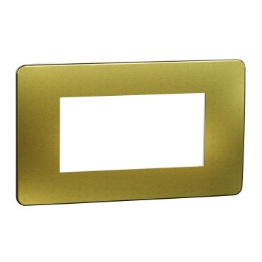 Rama Ornament 4M metal Schneider Unica Studio auriu alb NU270459M foto