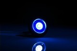 Lampa Gabarit LED Albastra FT-074N Fristom, Rotunda, Incastrabila, 12-36V, Omologare E9, EMC