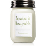 Milkhouse Candle Co. Farmhouse Jasmine &amp; Honesuckle lum&acirc;nare parfumată Mason Jar 369 g, Milkhouse Candle Co.