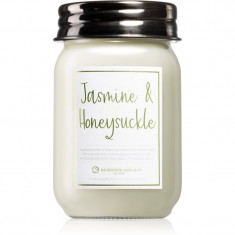 Milkhouse Candle Co. Farmhouse Jasmine & Honesuckle lumânare parfumată Mason Jar 369 g