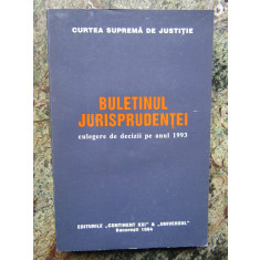 Buletinul Jurisprudentei - 1993 - Curtea Suprema de Justitie