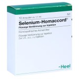 Soluție injectabilă/orală Heel Selenium-Homaccord, remediu homeopat, 10 fiole x 1,1 ml