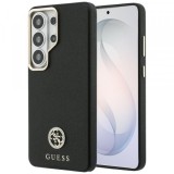 Husa MagSafe pentru Samsung Galaxy S26 Ultra S948, Guess, Rhinestone Round Logo, Neagra