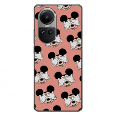 Husa compatibila cu Oppo Reno10 5G Silicon Gel Tpu Model Mickey Pattern Peek A Boo