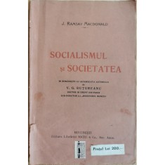 Socialismul si societatea &ndash; J. Ramsay Macdonald
