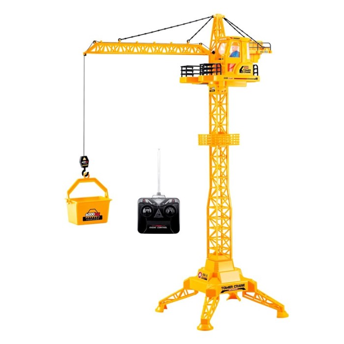 Macara cu telecomanda, 96 cm, baza 360 grade Macara cu telecomanda, 96 cm, baza 360 grade