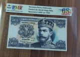 REPRODUCERE pe hartie cu filigran si fire UV proiect bancnota 5.000 Lei 1935