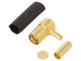 Soclu SMB mamă unghi 90&deg; 50&Omega; PTFE