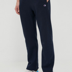 Champion pantaloni de trening culoarea bleumarin, uni 218637