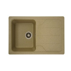 Chiuveta din compozit de granit pentru bucatarie ELEFANT PREMIUM 7850 VERONA Bej 775 x 495 mm Innovative ReliableTools