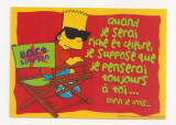 FA31-Carte Postala- FRANTA - The Simpson, Bart Simpson, circulata, Necirculata, Fotografie