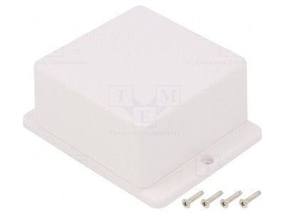 Carcasă Universală ABS Albă 80x80.6x43.5mm foto