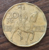 Moneda Republica Ceha - 20 Korun 1996 - An foarte rar, Europa