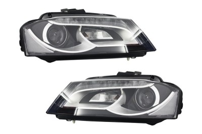 Faruri LED DRL Audi A3 8P 8P1 8PA (2009-2013) Facelift Look Performance AutoTuning foto