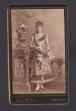 Romania - Sibiu - fotografie format carte de visite Atelier Julie Herter, Focsani, Necirculata, Printata