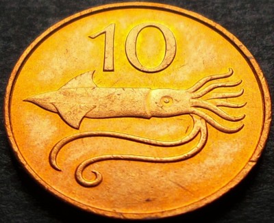 Moneda 10 AURAR - ISLANDA, anul 1981 *cod 5010 A = UNC foto