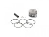 Set Piston Piaggio Vespa 4T, 125cc, 57mm + Segmenti - Motor Scuter/Motocicleta - Durabil si Eficient