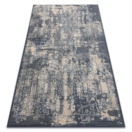 Covor L&acirc;nă NAIN vintage 7591/50911 albastru inchis / bej , 120x170 cm