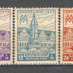 D.D.R.1945 PROVINCIA WEST SACHSEN Targul Leipzig fara fil. SD.6