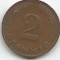 No(3) moneda-2 PFENNIG 1978 f