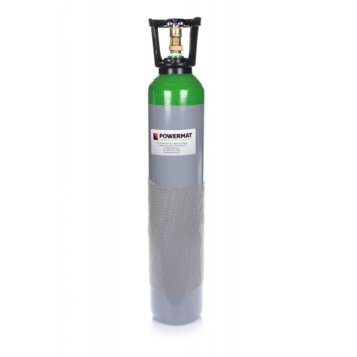 Cilindru de gaz Ar + CO2 (gol), Powermat