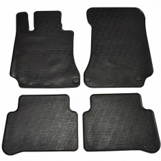 Set covorase auto din cauciuc Mercedes Clasa E (W212) 2014-02.2016, Negru, Gledring, 4 buc.