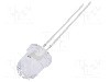 Dioda LED 8mm, ro&amp;#351;ie, convex, 5V, OPTOSUPPLY - OSR5PA8131A-5V