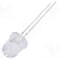 Dioda LED 8mm, ro&amp;#351;ie, convex, 5V, OPTOSUPPLY - OSR5PA8131A-5V