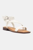 Aldo sandale de piele GRUGAR femei, culoarea bej, 13966802