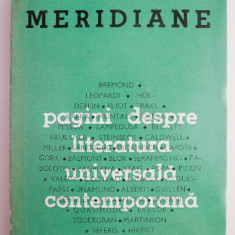 Meridiane. Pagini despre literatura universala contemporana – A. E. Baconsky